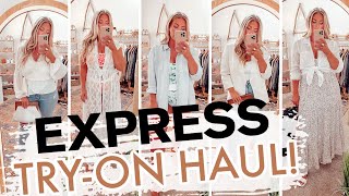 EXPRESS Spring/Summer TRY-ON Haul | Summer Whites