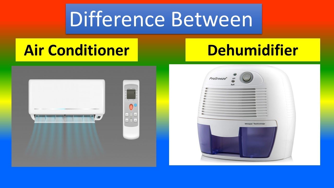 Difference Between AC. And Dehumidifier - YouTube
