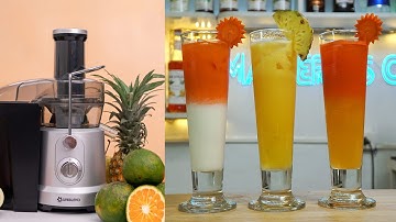 HỌC PHA CHẾ - Nước Ép Cam Carot | Carot Sữa Tươi | Nước Ép Dứa