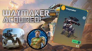 BABY ACCOUNT WINS WAYMAKER! ANOTHER INSANELY LUCKY OPENING! EPISODE 72! (War Robots)