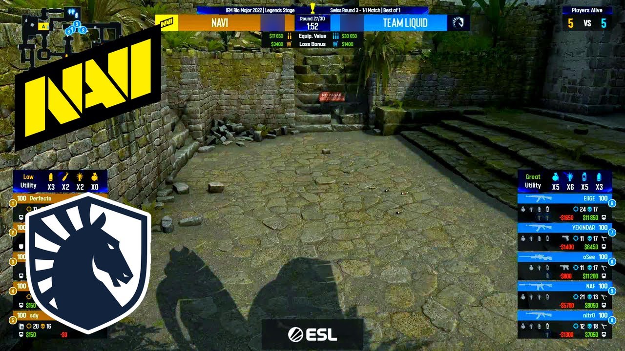 Natus Vincere vs Liquid | Highlights | IEM Rio Major 2022 - Legends Stage