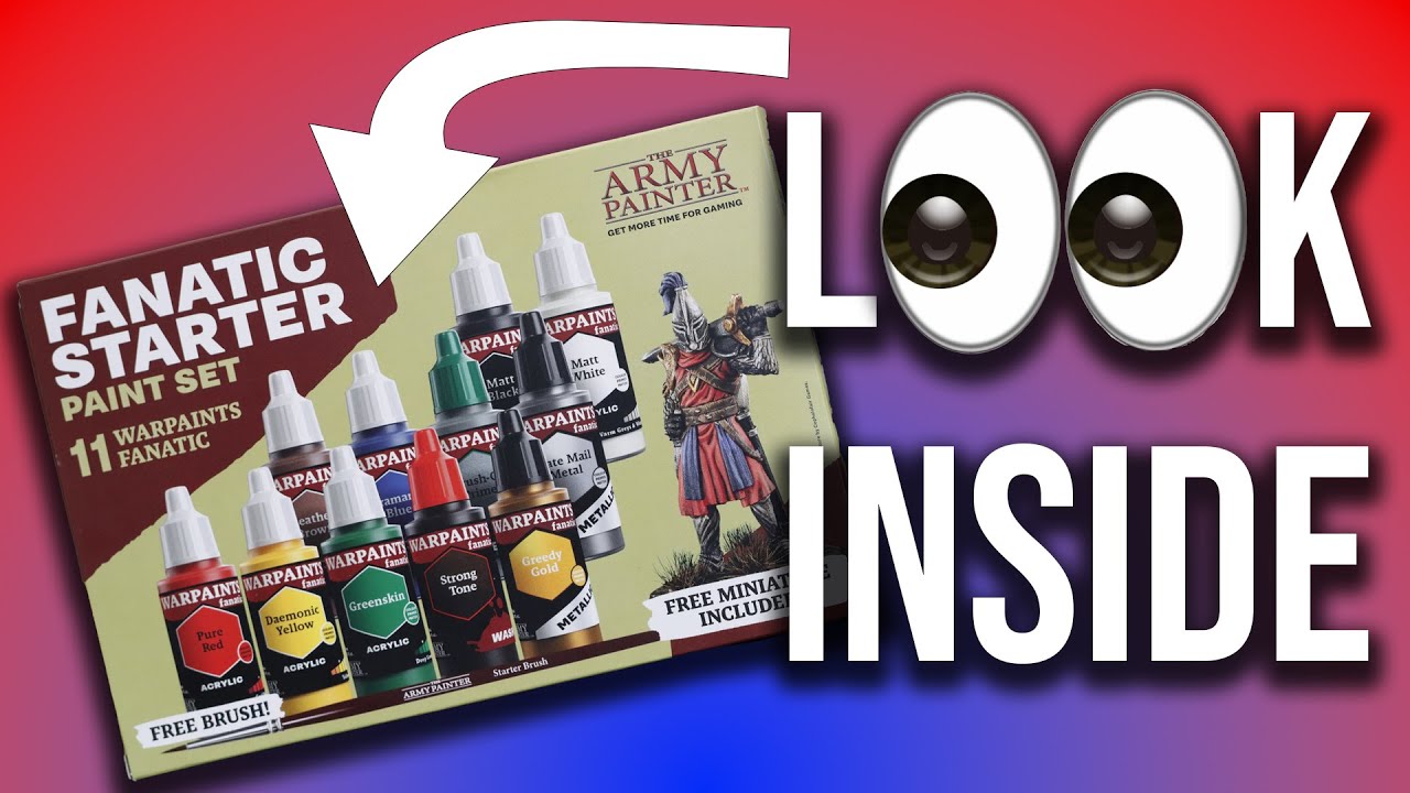 Get a Look Inside the BRAND NEW Army Painter Fanatic Starter Set