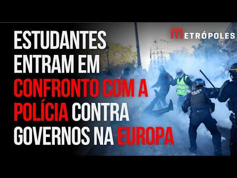 Protestos na Europa: “Crise de representatividade” leva jovens às ruas contra governos