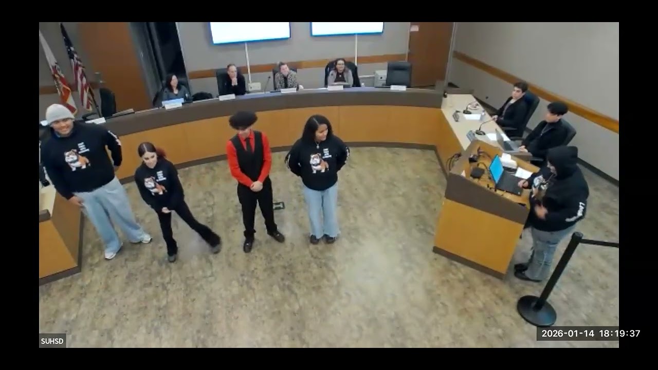 SUHSD Board Meeting - January 14, 2026