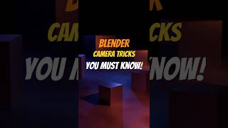 5 Blender Camera Tricks Every Artist Needs!