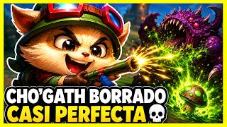 I DESTROYED CHO'GATH with HYBRID TEEMO… Almost PERFECT RANKED 💀