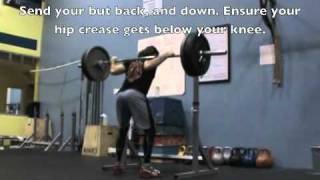 Movement Demo-Back Squat (Low Bar)