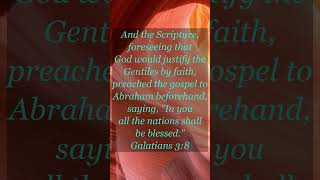 Galatians 3:8 #bibleverse #beblessed