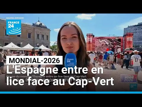Mondial-2026 : l'Espagne entre en lice face au Cap-Vert &bull; FRANCE 24

L'Espagne, l'un des favoris du Mondial 2026, fait son entr&eacute;e dans la Coupe du Monde, lundi, face au Cap-Vert. Le Petit Poucet de la comp&eacute;tition dispute sa premi&egrave;re Coupe du monde et aura fort &agrave; faire face &agrave; une Roja attendue.

#Mondial #2026 #lEspagne #entre #lice