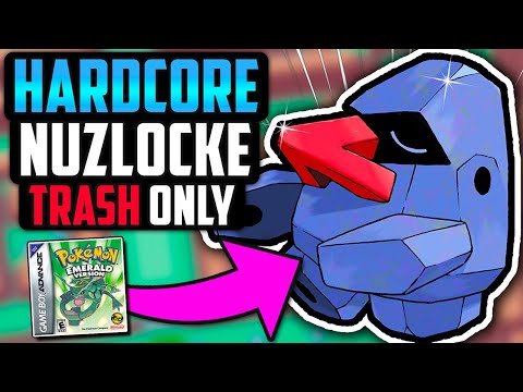I Tried Beating Pokémon Emerald With Only Terrible Pokémon! (hardcore Nuzlocke)