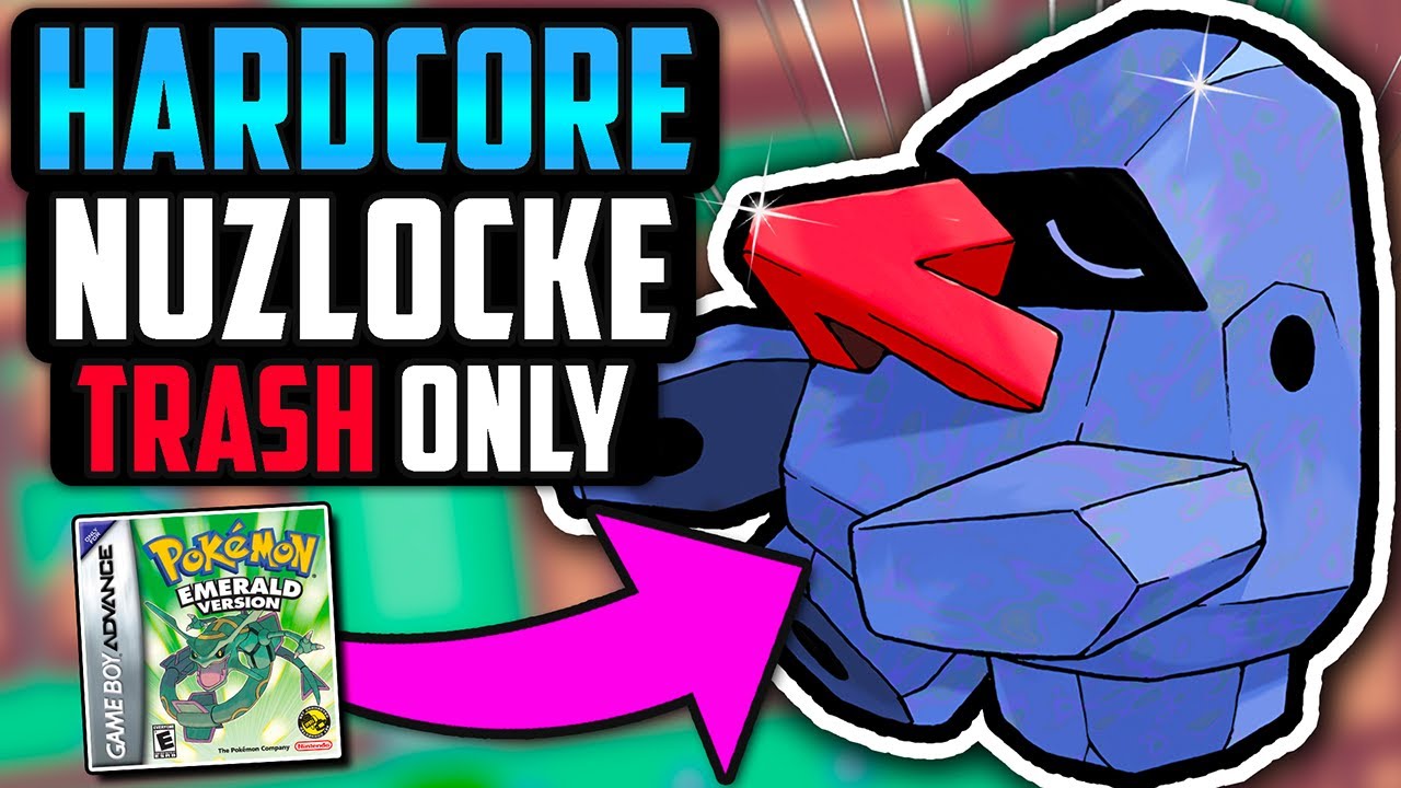 CAN I BEAT A HARDCORE NUZLOCKE OF POKÉMON EMERALD WITH ONLY TERRIBLE POKÉMON!?