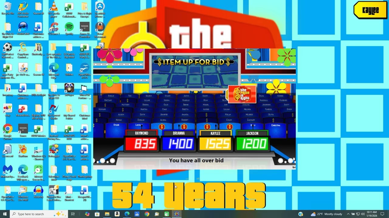 BigJon's Price is Right (January 19, 2026 - Episode 3)