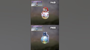 Free Vs Paid Epic Frag Grenade... 💀