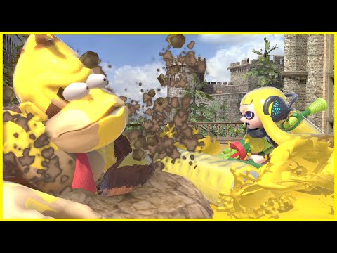 【クソコンボ】インクリングのローラー空上コンボが強いんです！【スマブラSP】