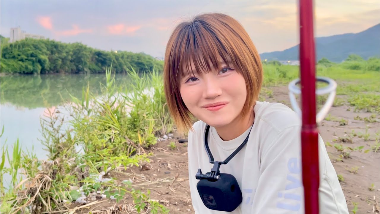 この直後、置き竿に大物が掛かります。【破壊】