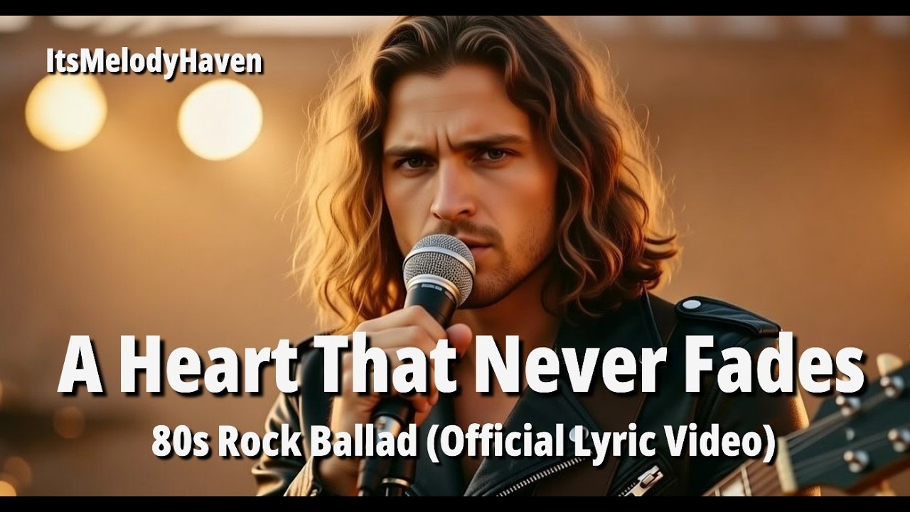 A Heart That Never Fades | 80s Rock Ballad Official Lyric Video - YouTube