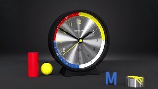 Newgate World - M Mantel Clock in Silver - Soft Seamless Animation screenshot 3