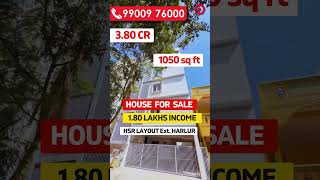 🔥HOUSE for SALE in HSR Layout Ext Property for sale BANGALORE #house #home#homeforsale#houseforsale