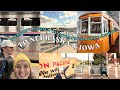 Overnight on Amtrak's California Zephyr to Nebraska and Iowa -- Trains, trains, and more trains