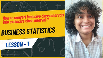 Convert Inclusive Class interval to Exclusive Class interval🎯 ||BBA/BCIS/BBS|| Statistics
