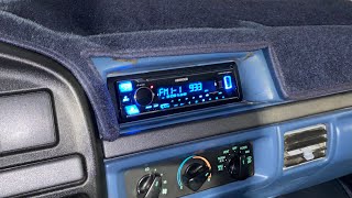 OBS Ford Aftermarket Radio & Speakers Install (Including Trim Removal)