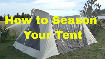Seasoning A Kodiak Canvas Tent with Water