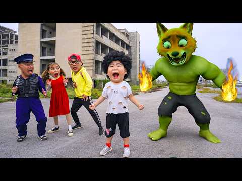 Baby Miss T and Nick, Doll Squid Game VS Spicy Bread Challenge! Scary Teacher 3D Live Action Cartoon