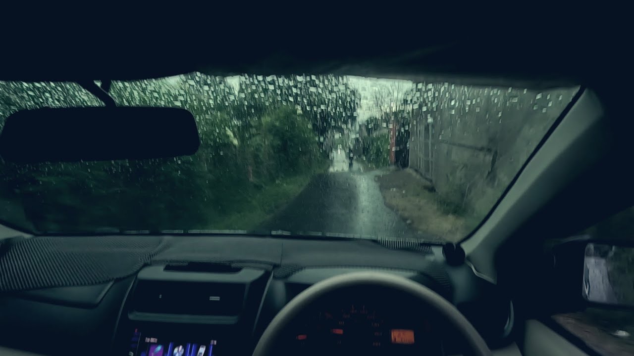 Drive in Heavy Rain | Calming Rain Sounds for Sleep