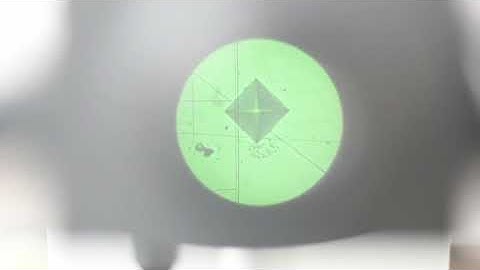 Vickers hardness tester hardness block calibration operation video