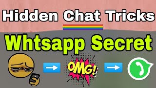Whatsapp Secret Chat Tricks | Whatsapp Tricks And Hidden Features 2018 | Mr singh screenshot 2