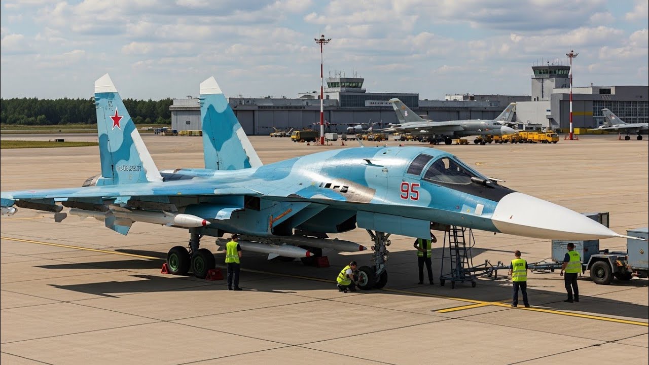 Су-34 Fullback ШОКИРУЮЩАЯ МОЩЬ РОССИЙСКОГО БОМБАРДИРОВЩИКА КОТОРАЯ ПУГАЕТ ВЕСЬ МИР