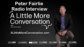 Peter Fairlie Radio Interview - Ben OHara-Byrne - Corus Radio Network