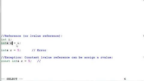 Advanced C++: Understanding rvalue and lvalue