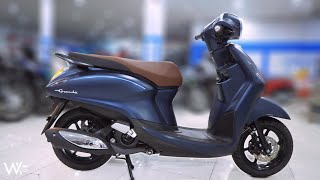 Yamaha GRANDE 125 i ABS Limited Edition Matte Blue - Walkaround