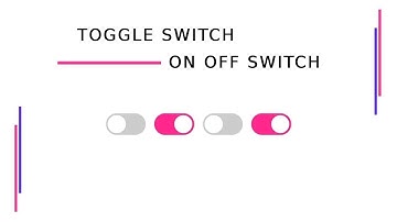 CSS Toggle Switch | On Off Button Design Using HTML And CSS | 4 Minutes Tutorial  2019