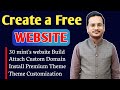 How To Create a Website on Blogger &amp; Attach Premium Domain Complete Website Build