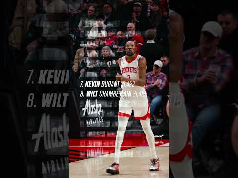 KD7️⃣ moves to 7th all-time in scoring 📈 #rockets