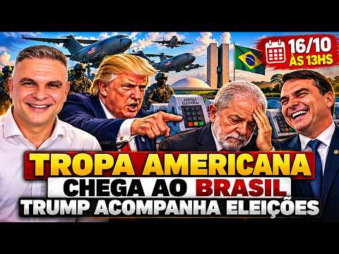 TROPA AMERICANA CHEGA AO BRASIL - TRUMP ACOMPANHA ELE1Ç0ES