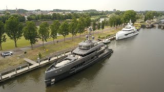 Heesen Yachts' Erica & Amare II in Hellevoetsluis