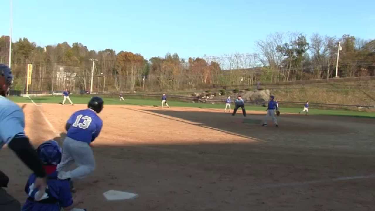 Max Giza OC Thunder 12U Home Run vs Monroe Crusaders 10 25 2014