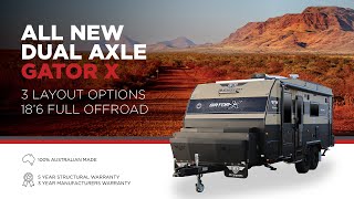 JB Caravans Gator X Dual Axle 18'6