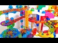 Marble run race   summary of over 10 types of colorful marble compilation  long 