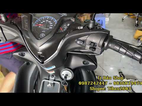 Video Lắp trợ sáng mini vị trí chân phuộc cho Jupiter Fi... - youtube