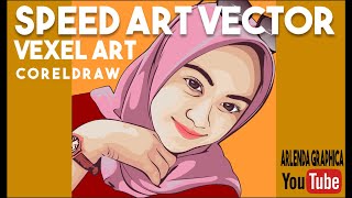 TIME LAPSE VECTOR ART | SPEED ART VECTOR COREL | POTRAIT VECTOR | CORELDRAW 2020