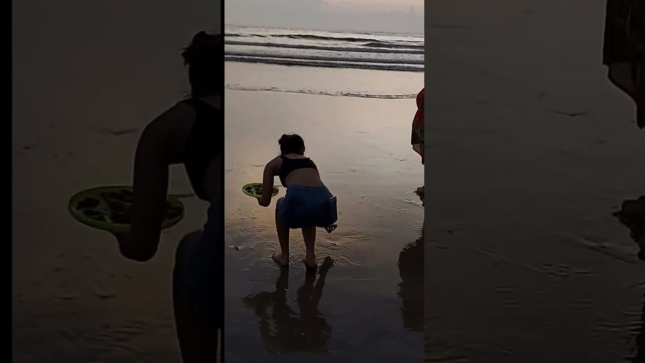 Fishing by foreigner at Goa beach