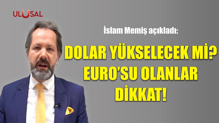 Dolar yükselecek mi? Euro'su olanlar dikkat! | Ekonomist İslam Memiş açıkladı