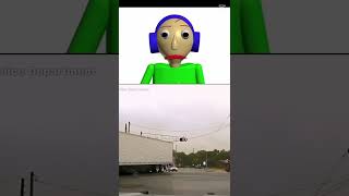 Baldi Reacts To Ns Train Hit Truck