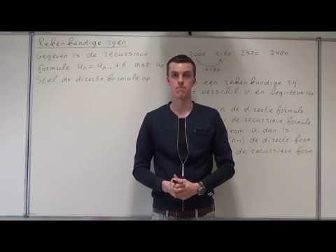 Video: Kan de som van een rekenkundige reeks negatief zijn?
