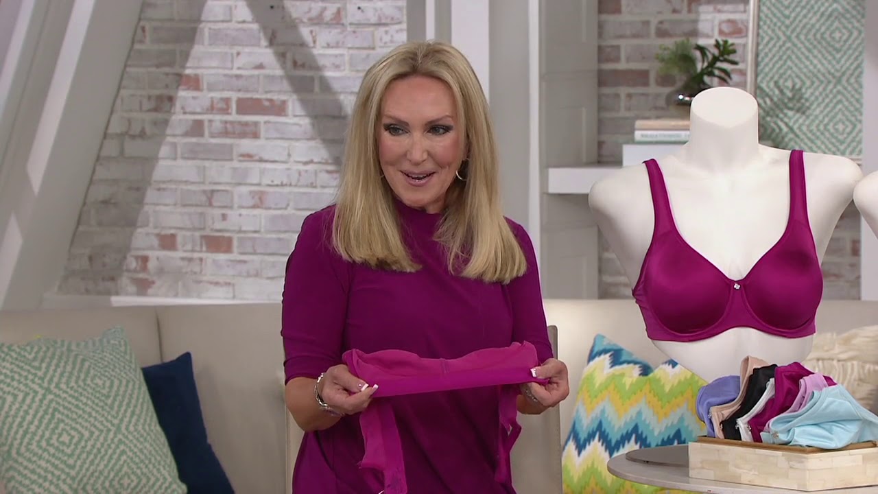 Breezies Smooth Radiance Unlined Support Bra on QVC YouTube
