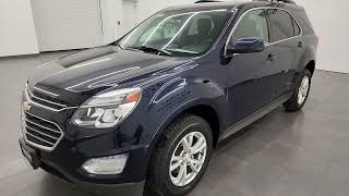 2017 CHEVROLET EQUINOX LT FWD BLUE VELVET METALLIC 4K WALKAROUND 13658ZA SOLD!